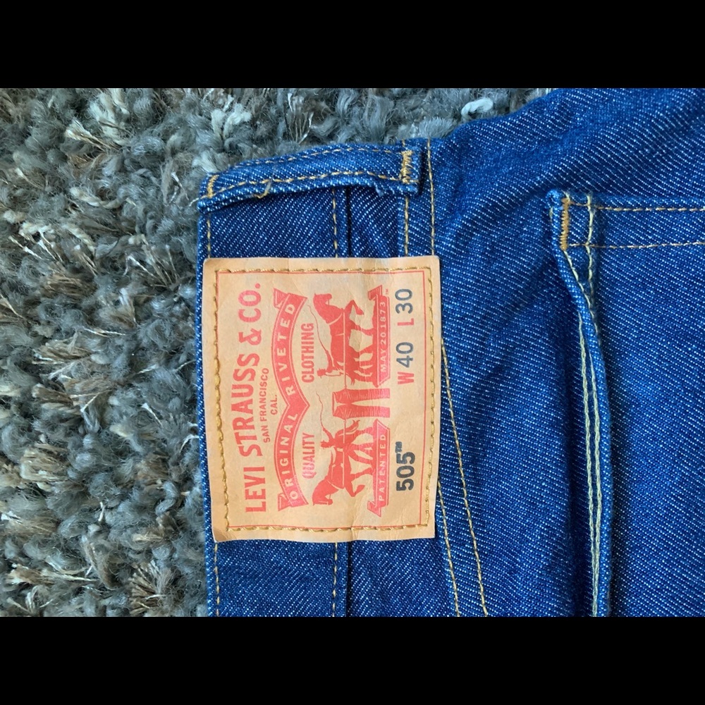 Levi’s 505 40x30 men’s blue jeans